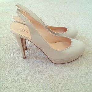 Guess | High heels | Color: Cream | Size: 7.5